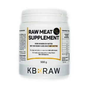 KB Extra Raw meat supplement NO calcium